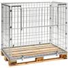 Kongamek Telaio porta pallet ripiegabile sovrapponibile 1150x740x1000mm Kongamek KM080100