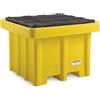 Fami Vasca di contenimento con griglia 1350 X 1350 X 970 H in polietilene DA 1050 L - FAMI FAX002067000005 - Giallo