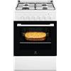 Electrolux LKK600000W - Cucina a gas con forno elettrico Classe A 60x60 cm Bianco