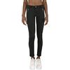 JOPHY & CO. Pantalone Donna in Cotone Elastico Tasche Anteriori con Zip (cod. 1080 & 1082) (Nero (cod.1082), L)
