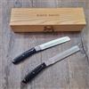 2 x COLTELLO 22CM SARDEGNA SARDO GALLURESA LAMETTA MANICO CORNO DI BUFALO
