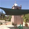 VERDELOOK Tenda ombreggiante Vela Quadrata, 3.6x3.6 m, Verde, per Copertura e Protezione Solare