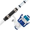 Mitchell Neuron Surf - Set composto da canna da pesca e mulinello, pronto per la pesca con lenza, per sgombro, merluzzo, spigola, razze e pesci piatti