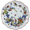 Piatto Antico in Maiolica di Rouen Francia Metà XIX Secolo