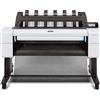 HP DesignJet T1600dr 3EK12A, da 91 cm, Velocità 180 Stampe A1 all'ora, Grammatura da 60 a 328 g/m², LAN Gigabit, USB, Wi-Fi, Piedistallo e Doppio Rotolo Incluso, Bianco