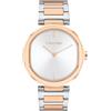 Calvin Klein Orologio Analogico al Quarzo da Donna Collezione CK SENSATION con Cinturino in Acciaio Inossidabile Bicolore - 25200251