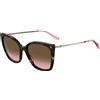 Love Moschino mol018/s Occhiali da Sole, Avana, 55 Donna