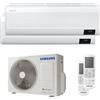 SAMSUNG CONDIZIONATORE SAMSUNG WINDFREE AVANT DUAL SPLIT BTU 9000+9000+AJ040TXJ2KG INVERTER R32 A++/A++ WIFI