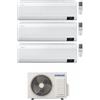 SAMSUNG CONDIZIONATORE SAMSUNG WINDFREE AVANT TRIAL SPLIT BTU 9000+9000+12000+AJ052TXJ3KG INVERTER R32 A++/A++ WIFI