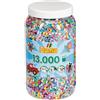 Hama Perlen 211-50 Scatola di Perline da Stirare con Circa 13.000 Perline da bricolage Midi con Diametro di 5 mm in Un Mix Pastello, Divertimento Creativo per Bambini e Ragazzi