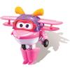 Super Wings- Wave Racers Ellie, Transform-a-Bots, Aereo Giocattolo prescolare 3 4 5 Anni, Regali di Compleanno per Bambini, Colore Rosso-Lila, S, EU770038