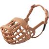 BASKERVILLE CLASSIC BASKET MUZZLE - Permette al cane di ansimare e bere, impedendogli di mordere e ingoiare rifiuti, ideale per musi allungati, adatto all'addestramento di cani medi (Taglia 4)