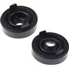 The Lord of the Tools 2 Pezzi Neri H4 LED Fari Antipolvere Per Auto Coperture Antipolvere In Gomma PVC Impermeabile Faro Antipolvere 80mm Installazione Facile