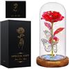 Seachrgif Regali Festa Della Mamma,Rosa eterna, Regalo per Donna,Moglie,Fidanzata, Madre, Sorella, Cognata, Migliore Amica, Suocera e Amica, Compleanno, Matrimonio,Festa Della mamma Idee Regalo