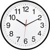 Plumeet 30cm Orologio da Muro, Silenzioso con Numero Grandi E Graziosi e Movimento Digitale Senza Ticchettio, Orologi da Parete Design Moderno Ottimo per la Camera da Letto e la Cucina (Bianca)