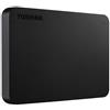 Toshiba 1651877 HDD ESTERNO 2.5 4TB BLACK CANVIO V2