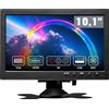 CAMECHO 10.1 Pollici HD CCTV Monitor, LCD a Colori 1024x600 VGA HDMI BNC AVI Ingresso PC DVR Monitor di Backup dell'automobile E schermo di sicurezza domestica