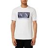 Armani Exchange Regular Fit AX Box Logo Tee T-Shirt, Bianco, L Uomo