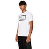 Armani Exchange Regular Fit Box Logo Pima Cotton Tee T-Shirt, Bianco, M Uomo