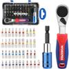 WORKPRO Set di Bit Avvitamento con Cricchetti, Custodia per Cacciavite a Cricchetto, Set di 41 Inserti per Cacciavite