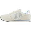 Armani Exchange Logo Rio Side, Scarpe da Ginnastica Donna, off White Blue Silver, 36 EU