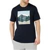 ARMANI EXCHANGE Grafica Valley, Regular Fit, T-shirt Uomo, Blu Navy, S