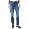 Armani Exchange Skinny, Cinque Tasche, Logo Posteriore Jeans, Blu, 34 Uomo