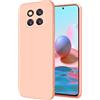 Yarxiawin Compatibile con Cover Huawei Mate 20 Pro Silicone Nero, Anti-impronta Custodia Huawei Mate 20 Pro Cover Silicone Morbida Case Sottile (Pink)