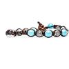 Bracciale Tamashii Ruota Della Preghiera In Agata Bianca Con Argento 925‰