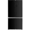 Cromberg HRH 4P 73 GB Frigorifero 4 Porte, Finiture Vetro nero, Total No Frost, 522L, display esterno il soft touch, Classe Energetica E, Altezza 190cm, Larghezza 91cm, Profondità 69cm