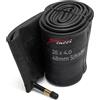 Fincci 26 x 4,0 Pollici 48mm Schrader Valvola Interna Camera d'Aria per Grassa MTB Montagna Bici Bicicletta