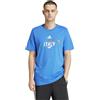 Adidas T-Shirt Italia Azzurra da Uomo