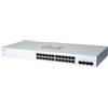 Cisco Switch Cisco gestito 24-porte Gigabit Ethernet 10/100/1000Mbps 4X1G SFP smart Bianco [CBS220-24T-4G-EU]