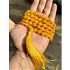 8 mm Rnd 108+1 Perline Rosario Jaap Giada Giallo Originale, Japa Mala Energiz...