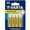 Varta Superlife AA Zinco-Carbonio 1.5V batteria non-ricaricabile