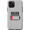 Funny Mom Low Battery Gifts ideas Custodia per iPhone 11 Pro Mom Low Battery Energy - Divertente festa della mamma compleanno