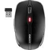 CHERRY MW 8C ADVANCED, Mouse Senza Fili, Connessione Bluetooth o Radio 2,4 GHz, Risoluzione Regolabile su 4 Livelli Fino a 3000 dpi, Ricaricabile, Nero