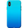 Blue To Light Blue Color Gradient Custodia per iPhone X/XS Blu Azzurro Gradiente