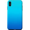 Blue To Light Blue Color Gradient Custodia per iPhone XS Max Blu Azzurro Gradiente