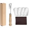 MenYiYDS 1 PCS Taglierina per Pane, Lama per Pane, Coltello per Pane, taglierina per Pasta, con 5 Lame per intagliare Il Pane Crudo, Coltello marcatore, Lama per Cucina Fai da Te con Pasta di Pane