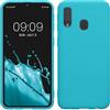 kwmobile Custodia Compatibile con Samsung Galaxy A40 Cover - Back Case per Smartphone in Silicone TPU - Protezione Gommata - ghiaccio freddo