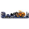Siku 1790, MAN con autocarro a pianale ribassato e caricatrice su ruote, 1:87, Metallo/Plastica, Blu/Giallo