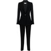 Kocca Tailleur Donna Elegante Giacca Pantalone Colore Nero MOD. Berninn Taglia:48
