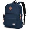RAVUO Zaino Scuola Uomo,Resistente All'acqua Zaino Porta Pc 15.6 Pollici Casual Zainetto Bambina Zainetto Bambino Zaino Media Superiore Zaino Università Adatto Viaggio Lavoro Blu