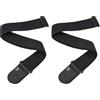 Planet Waves D'Addario Planet Waves PWS100 Tracolla per Chitarra, in Polipropilene, Nero (Confezione da 2)