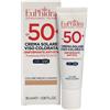 Euphidra crema solare viso colorata colore medio-chiaro SPF50+ 30ml