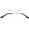 Industrie Ottiche Italiane Srl Occhiale Da Lettura Premontato Corpootto Metal Oro +2,50 Diottrie