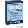 Pharmalife Research Vitacurveg - Vitamine D3+ K2 Integratore, 60 Compresse