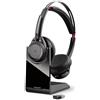 Poly Voyager Focus UC B825 Headset USB-A per Microsoft Teams incl. stazione di ricarica