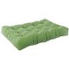 Vicco Cuscini in pallet Flocken, Verde, 120 x 15 cm